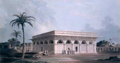 Chaunsath Khamba, Nizamuddin, New Delhi door Thomas und William Daniell