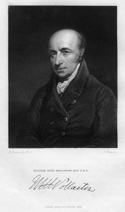 William Hyde Wollaston 1766-1828, Engelse fysioloog, chemicus en natuurkundige, 1829 door Thomson