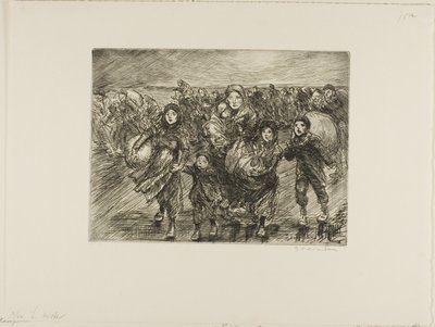 Voor de invasie door Théophile Alexandre Pierre Steinlen