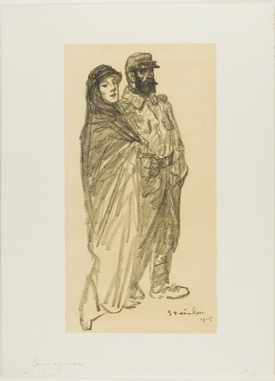 Moedig door Théophile Alexandre Pierre Steinlen