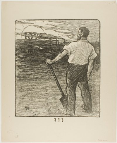 Gelukkig Nieuwjaar door Théophile Alexandre Pierre Steinlen