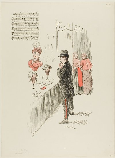 De kleine aardappel door Théophile Alexandre Pierre Steinlen