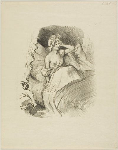 Rozetje door Théophile Alexandre Pierre Steinlen