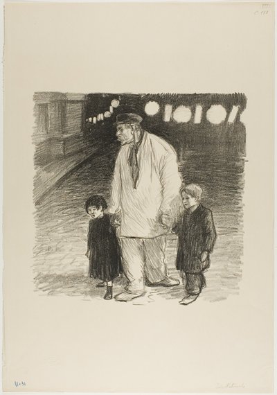 Nationale feestdag door Théophile Alexandre Pierre Steinlen