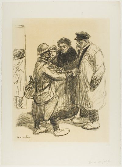 Je raakt er niet aan gewend door Théophile Alexandre Pierre Steinlen