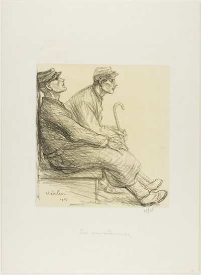 De herstellers door Théophile Alexandre Pierre Steinlen