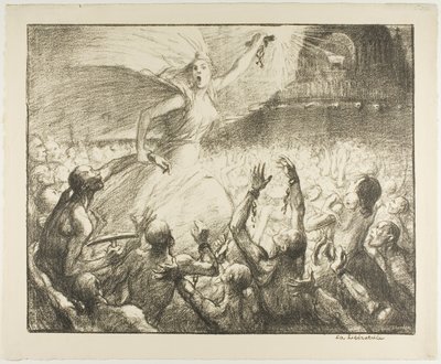 De bevrijder door Théophile Alexandre Pierre Steinlen