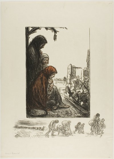 De sociale plicht door Théophile Alexandre Pierre Steinlen