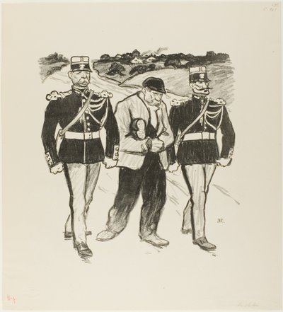 Zonder cent door Théophile Alexandre Pierre Steinlen