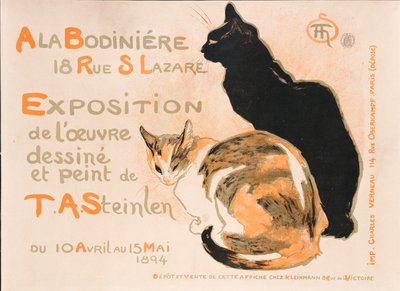 Bij de Bodiniere, 1894 door Théophile Alexandre Steinlen