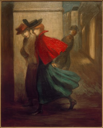 De twee Parijse vrouwen door Théophile Alexandre Steinlen