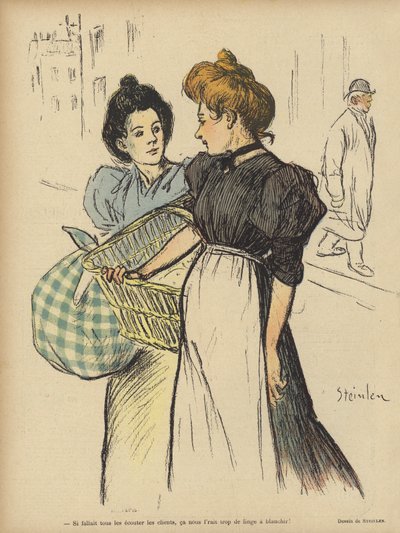 Illustratie voor Le Rire door Théophile Alexandre Steinlen