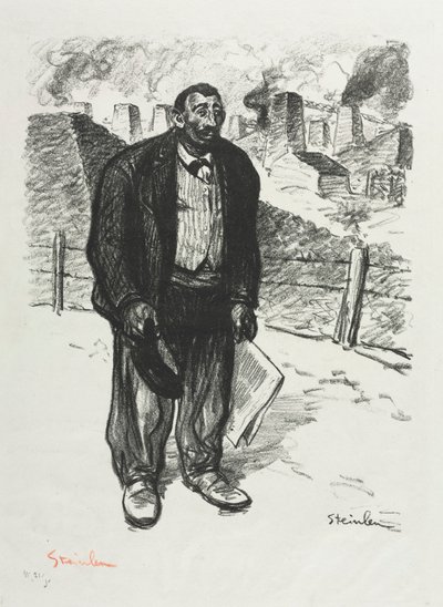 De eerlijke werknemer door Théophile Alexandre Steinlen