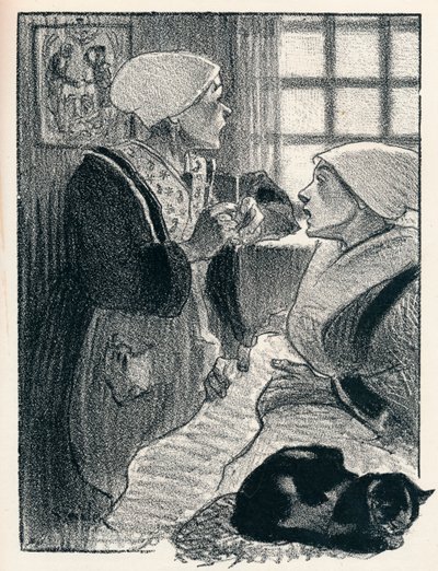 Les Femmes De France uit Chansons De Femmes, 1897, 1898 door Théophile Alexandre Steinlen