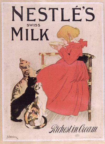 Poster ter promotie van Nestlé