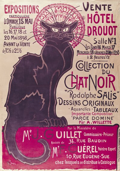 Poster die een tentoonstelling van de 