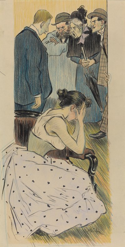 Sa famille chanson door Théophile Alexandre Steinlen