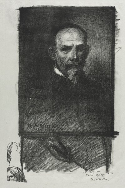 Zelfportret door Théophile Alexandre Steinlen