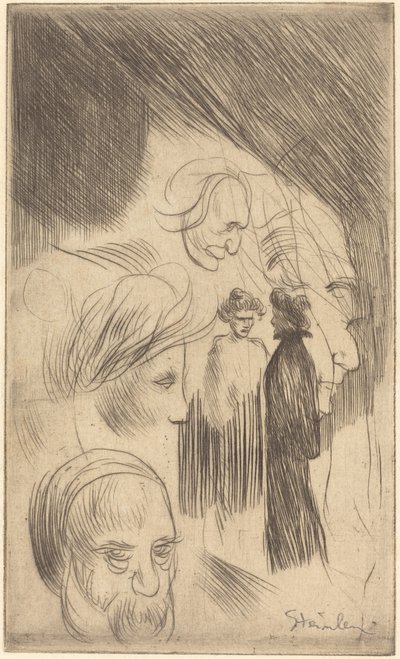 Schetsplaat door Théophile Alexandre Steinlen
