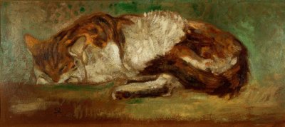 Th. A. Steinlen, slapende kat door Théophile Alexandre Steinlen