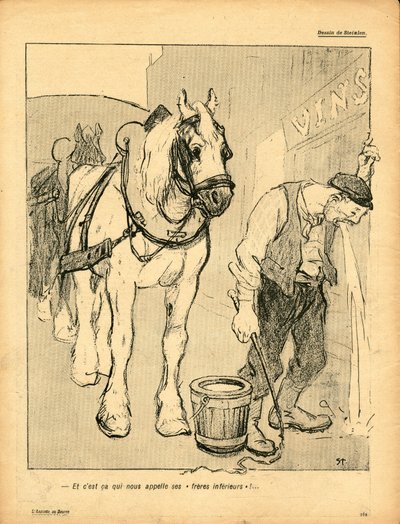 De Boterplaat, Satirisch in Kleuren door Théophile Alexandre Steinlen