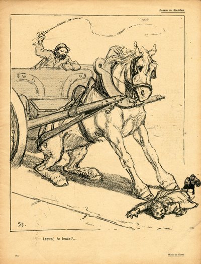De Boterplaat, Satirisch in Kleuren door Théophile Alexandre Steinlen