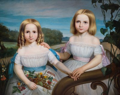 Olympe en Flore Chauveau door Théophile Hamel