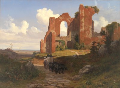 Uitzicht op de Terme di Caracalla in Rome door Thorald Læssøe