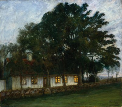 Avondsfeer door Thorolf Holmboe