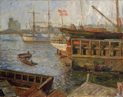 Van Nyland, haven van Oslo door Thorolf Holmboe