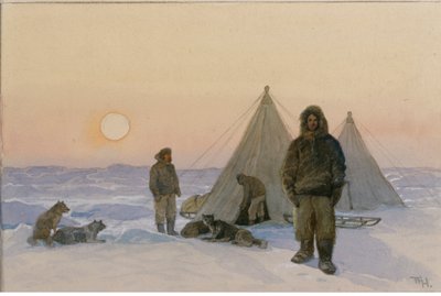 Poolonderzoekers door Thorolf Holmboe