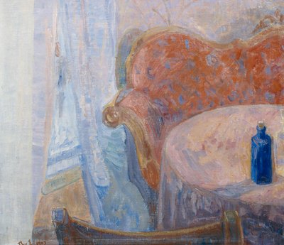 Blauwe karaf door Thorvald Erichsen
