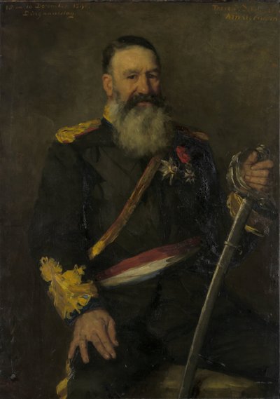 Piet J. Joubert (1831-1900). Commandant-generaal van de Zuid-Afrikaanse Republiek door Thérèse Schwartze