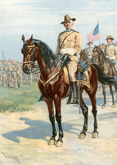 Generaal-majoor Wesley Merritt, U.S.A. door Thure de Thulstrup