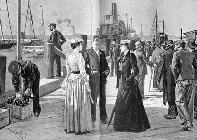 Leden van de New York Yacht Club door Thure de Thulstrup