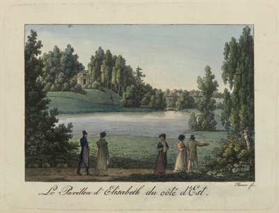 Het Elizabeth Paviljoen in Pavlovsk Park door Thurner