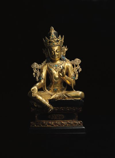 Keizerlijk figuur van Avalokiteshvara door Tibetan School