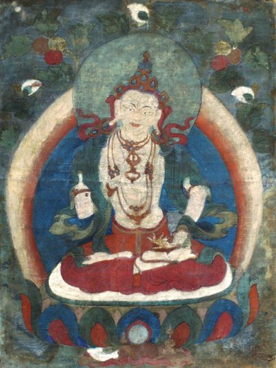 Vajrasattva, begin 19e eeuw door Tibetan culture