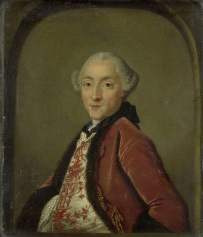 Portret van Pieter Nicolaas Rendorp, Amsterdamse brouwer door Tibout Regters