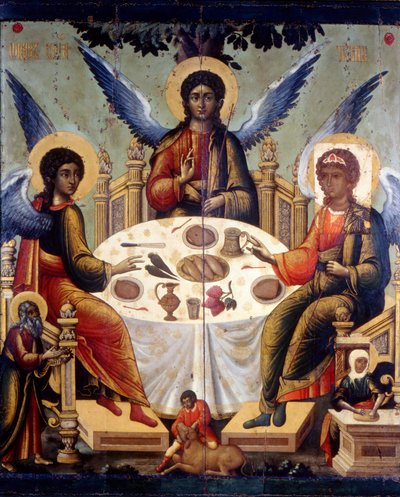 De Gastvrijheid van Abraham, De Drie-eenheid van het Oude Testament door Tichon Filatyev