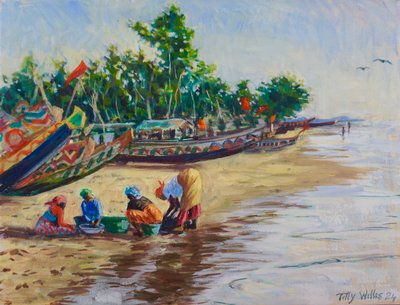 Strandleven, Abene Senegal, 2024 door Tilly Willis