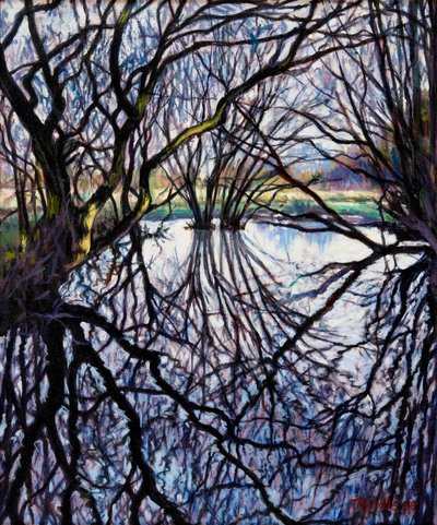 Vijverreflecties, 2009 door Tilly Willis