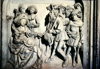 Graf van Hendrik II en zijn vrouw Kunigunde (detail) door Tilman Riemenschneider
