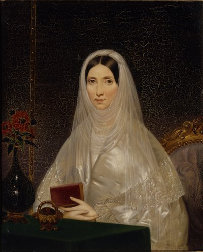 Portret van gravin Tatyana Golitsyna Potemkina door Timofei Andreyevich Neff