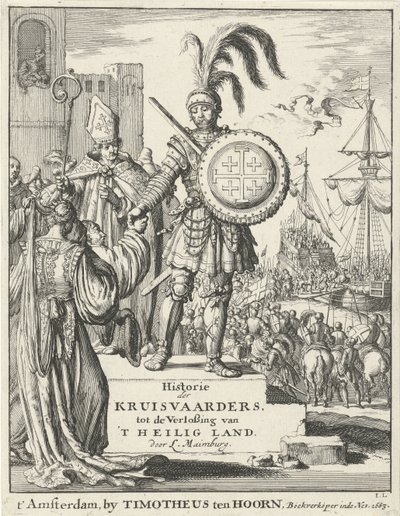 Ridder met het wapen van Jeruzalem uit: Historie der kruisvaarders, tot de verlossing van