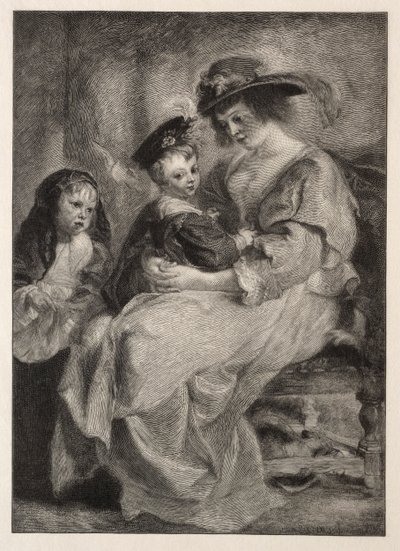 Helen Fourment en haar kinderen, 1894 door Timothy Cole