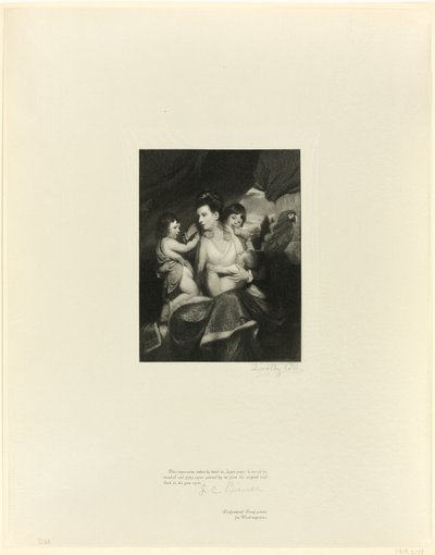 Lady Cockburn en familie, uit Old English Masters door Timothy Cole