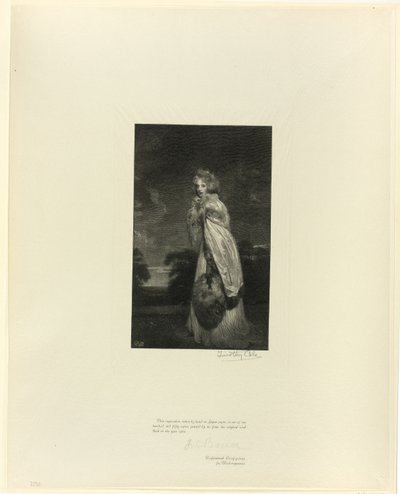 Lady Derby (Miss Farren), uit Oude Engelse Meesters door Timothy Cole