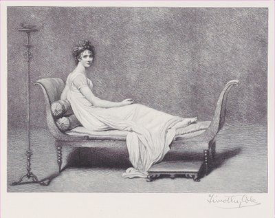 Madame Récamier, 1909 door Timothy Cole