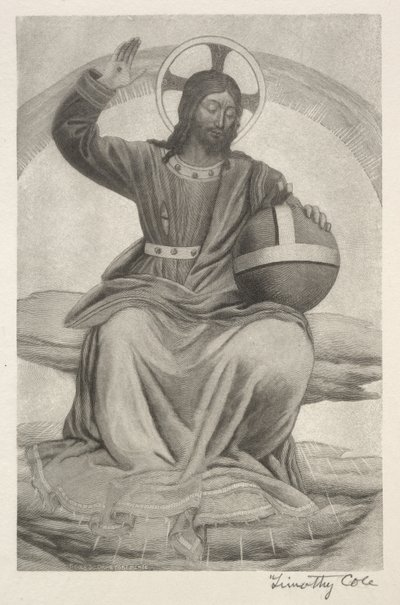 Oude Italiaanse Meesters: Christus op de Troon, 1888-1892 door Timothy Cole